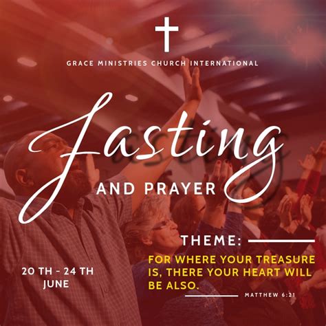 Copy Of Fasting And Prayer Template Postermywall