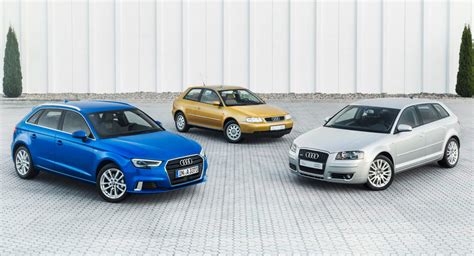 Audi A3 Turns 20 Celebrates Three Generations Carscoops