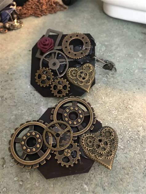 Steampunk Pins By Anne Laporte Steampunk Accessories Cuff