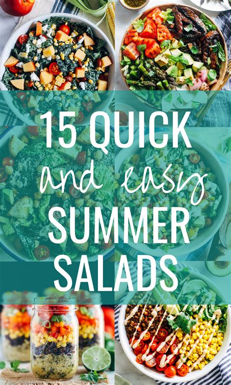 15 Quick And Easy Summer Salad Recipes Making Thyme For Health