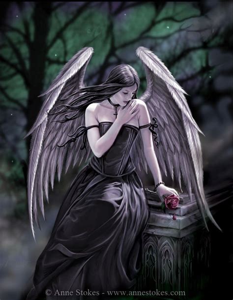 Lost Soul Anne Stokes Art Gothic Angel Gothic Fantasy Art