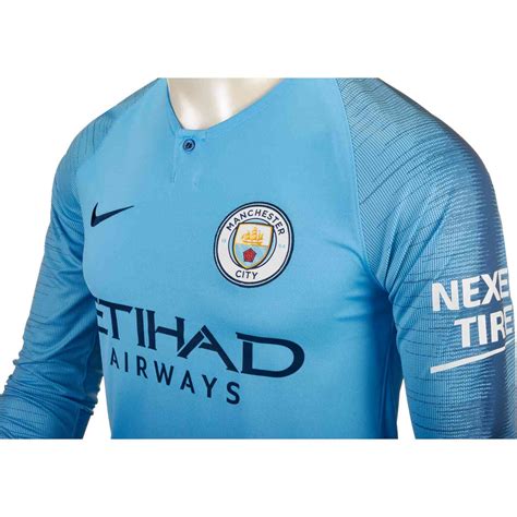 Nike Manchester City Home Ls Jersey 2018 19 Soccerpro