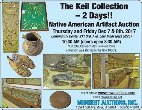Native American Artifact Auction Auctions Markets And Shows