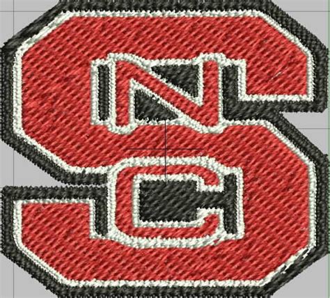Nc State Logo Embroidery Design North Carolina By Stitchedpink 250