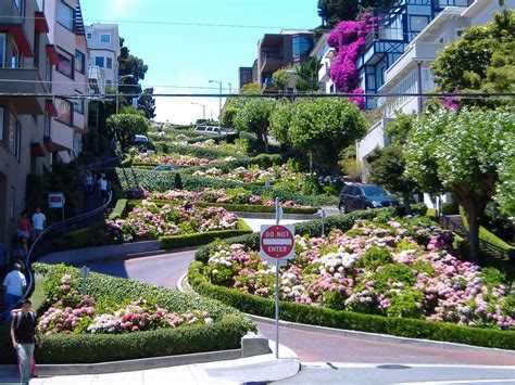 Lombard Street One Of The Most Beautiful Streets In The World San