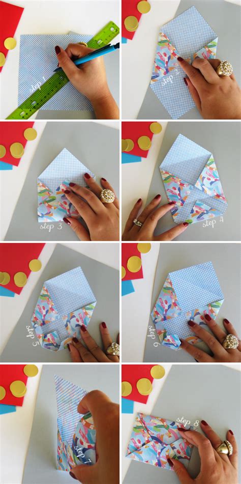 Below, we have provided simple instructions on how to make an interesting origami card with a couple of sheets of paper. December 2010 | Gift card envelope, Paper crafts, Origami ...