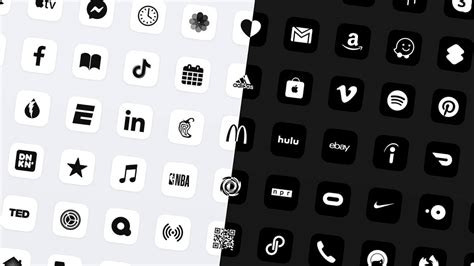 Black App Icon Pack Ausloxa