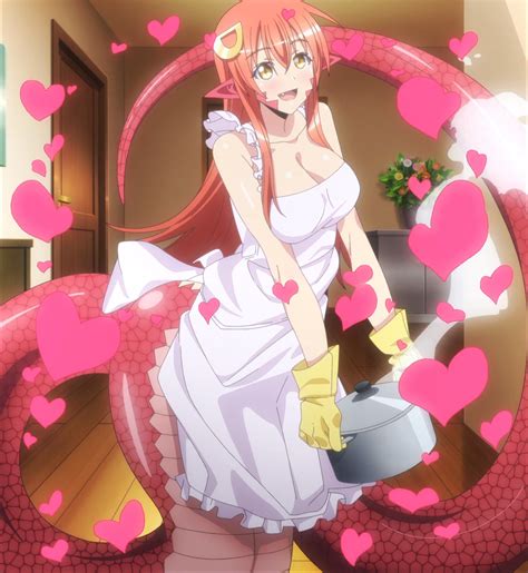 Stitch Miia In An Apron Monster Musume Daily Life With Monster