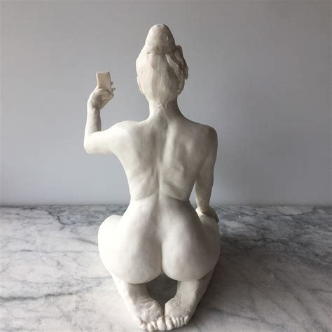 Custom Figure Sculpture Ceramic Body Portrait Nude Woman Etsy