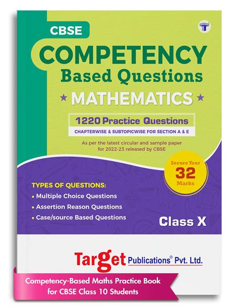 Buy CBSE Class 10 Mathematics Competency Based Questions Chapterwise