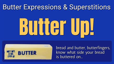 Bread And Butter English Expressions Related To Butter Youtube