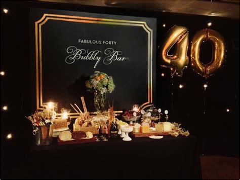 An over the hill party will be just appropriate, and can be great fun with black decors, mock tombstones and. Mens 40th Birthday Party Decorations Unique 40th Birthday ...