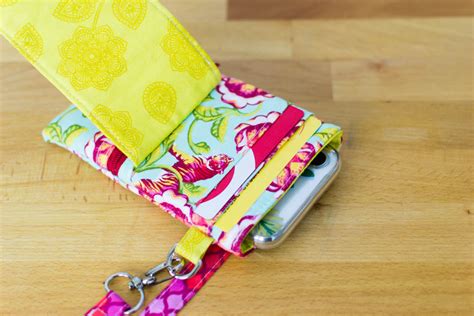 Cell Phone Wallet With Card Pockets Free Sewing Pattern — Sewcanshe