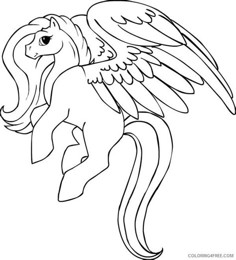 Pegasus Coloring Pages Free To Print Coloring4free