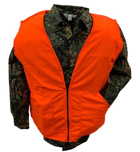 Big And Tall Blaze Orange Hunting Vest Big Outdoors Llc