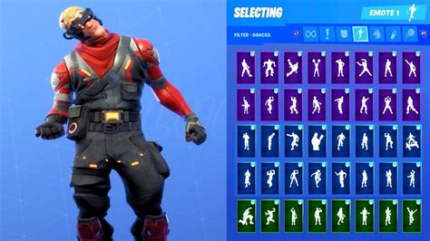 Circuit Breaker Skin Showcase With All Fortnite Dances And Emotes Youtube