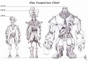 Ruben 39 S Blogpage Unit 2 02 Character Design Size Comparison Chart