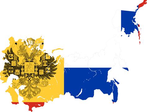 Russian Empire Flag Map 1914 With Alaska By Ctgonyt On Deviantart