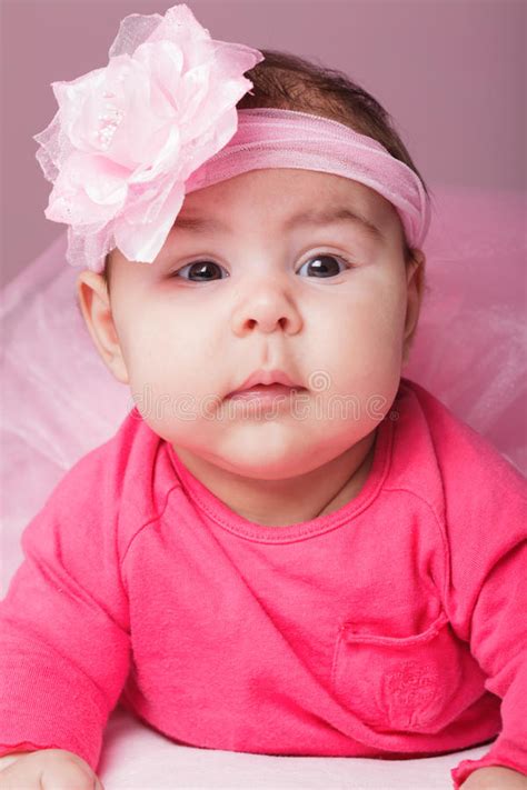 Baby In Pink Tutu Stock Photo Image Of Flower Child 30506734