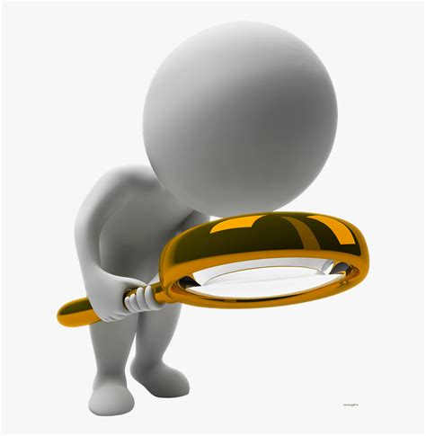 Muñeco Lupa Png People Use Magnifying Glass Transparent Png