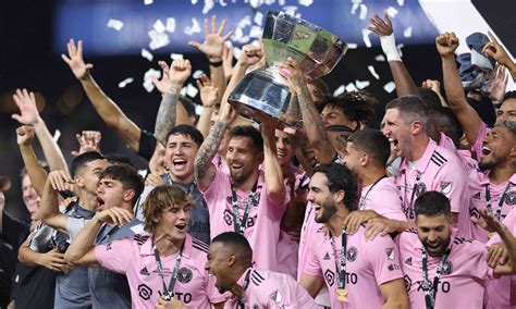 messi leads inter miami to first trophy with leagues cup win sport dawn