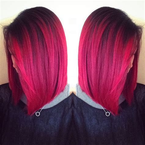 Shadow Root Magenta And Wild Orchid Pravanna Haircolor Fun Color For