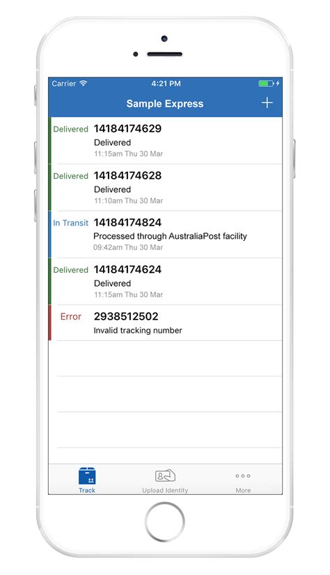 Start here to receive tracking events and carrier information. Parcel Elf - Tracking Mobile App for iOS | Professional ...