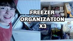 Freezer Organization x3 | How to organize your freezer like a PRO | Cassandra Smet