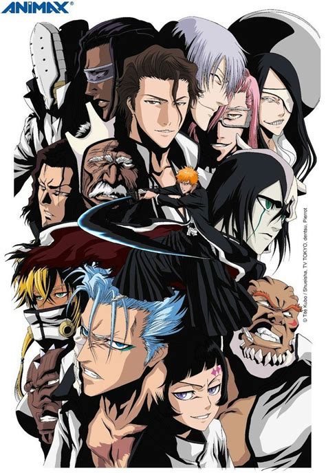 Aizen Sosuke Gin Ichimaru Kaname Tosen And Espadas Bleach Manga Bleach Bleach Anime Art