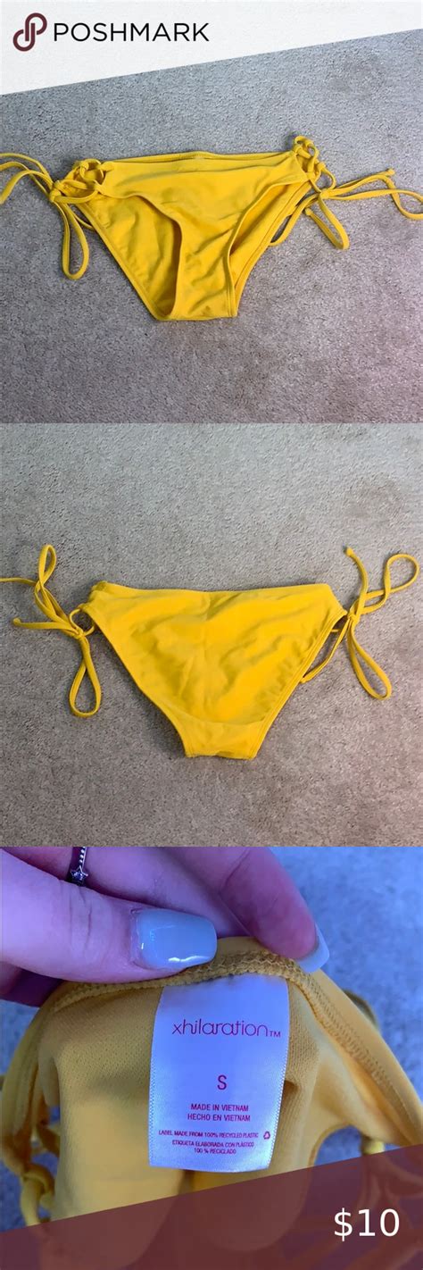 Super Cute Yellow Bikini Bottoms Yellow Bikini Yellow Bikini Bottoms Tie Bikini Bottoms