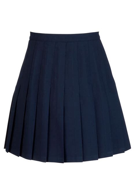School Girls Knife Pleat Skirt Navy School Girl Skirt Blue Skirt