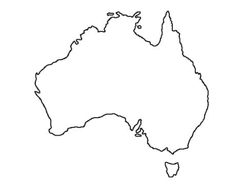 Australia printable, blank maps, outline maps • royalty free intended for free printable map of australia. Australia pattern. Use the printable outline for crafts, creating stencils, scrapbooking, and ...