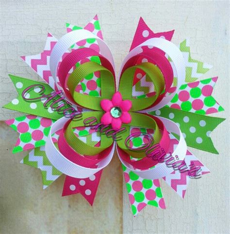 Contact niña florecita del paisaje on messenger. Love this, and looks simple | Moños para el cabello de ...