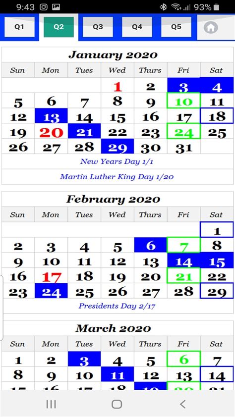 Usps Color Coded Calendar 2021 2022 Calendar