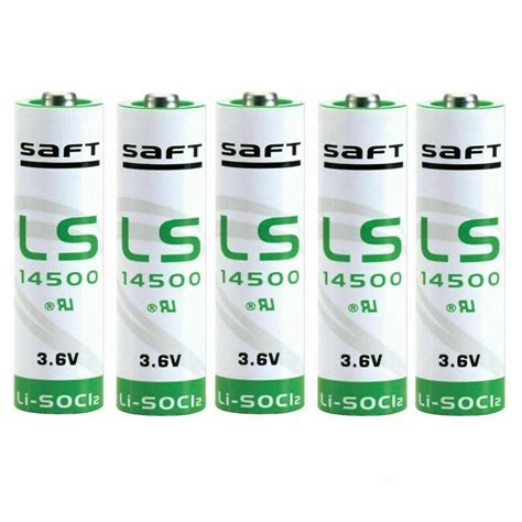 Saft Ls14500 36v Aa Lithium Battery 17 Gm Capacity 26 Ah At Rs 600