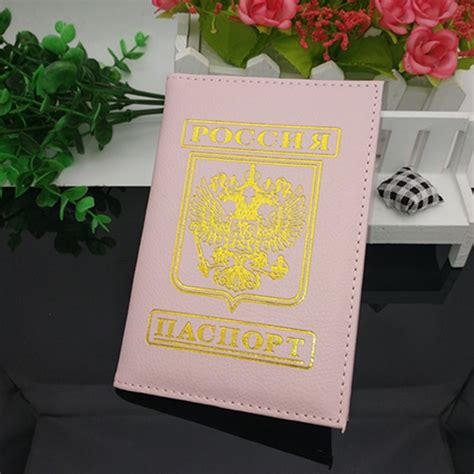 New 2018 Travel Passport Cover Russia Russian Passport Cases Holder Brand Girls Travel Pu
