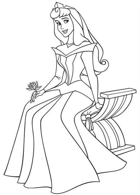 Mewarnai Princess Aurora