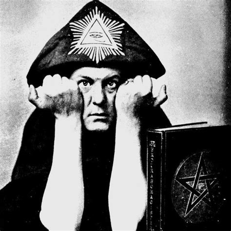 Aleister Crowley Photo Print Poster Vintage Occult Art T Etsy