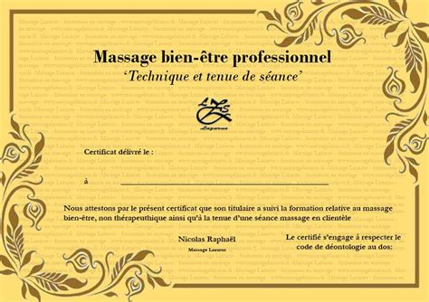 Diplôme De Massage Bien être Et Certificats Massage Bien Etre Massage Bien être