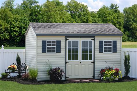 Discount Vinyl Sided Storage Shed For Sale Traditional Shed