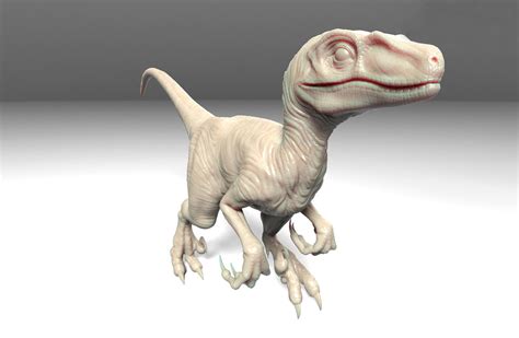 Velociraptor On Behance Dinosaur Projects Dinosaur Art Dinosaur