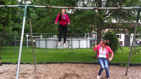 Lane Sisters Making Swinging At The Park Sexy Youtube