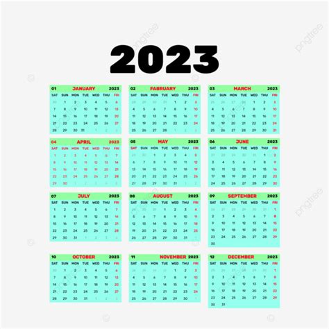 Calender Design 2023 2023 Calender New Year Png And Vector With