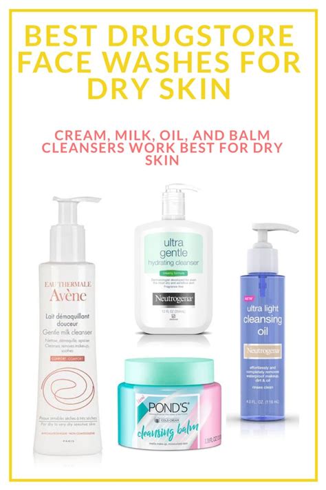 10 Best Drugstore Face Wash For Dry Skin 2020 Drugstore Face Wash