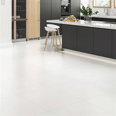 Blanco Rectified Matt Porcelain Floor Tile Tile Mountain