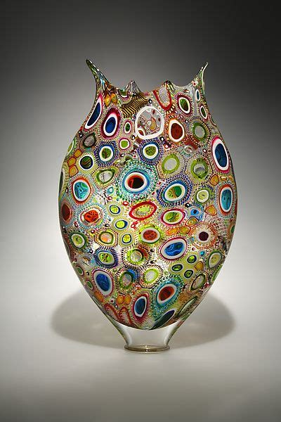 Mixed Murrini Foglio By David Patchen Art Glass Sculpture Artful Home Glass Art Sculpture