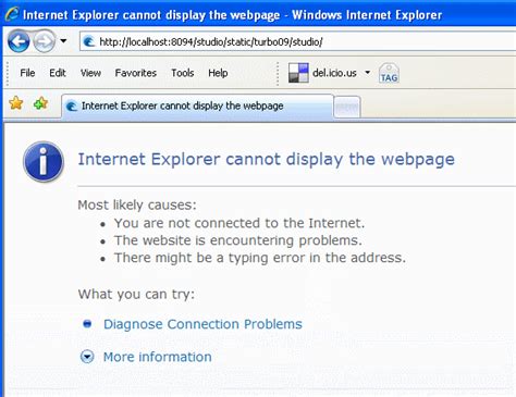 How To Fix The Internet Explorer Cannot Display The Webpage Error
