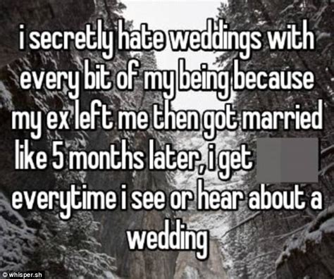 People Share Why They Hate Weddings On Whisper Daily Mail Online