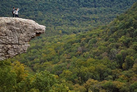 Hawksbill Crag Whittaker Point In The Ozark Mountains Of