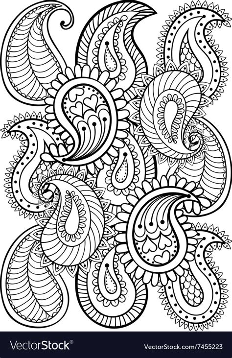 Coloring Pages For Adults Paisley